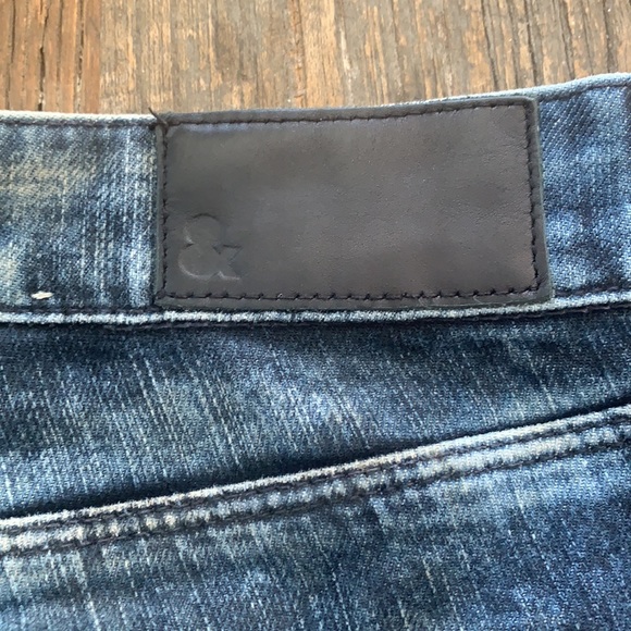 Acid washed distressed skinny jeans sz 32 - Picture 2 of 6